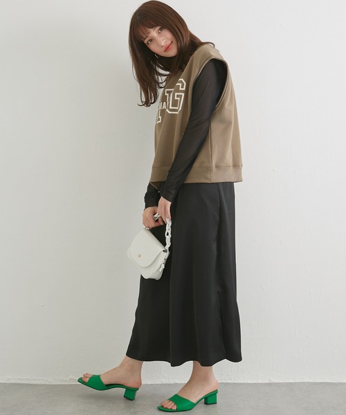 LAVEANGE(ラビアンジェ)の「スウェット ロゴプルオーバー(Tシャツ/カットソー・レディース・モカ/ミント/チャコールグレー・LL/M/3L/L/4L)」の19枚目の写真