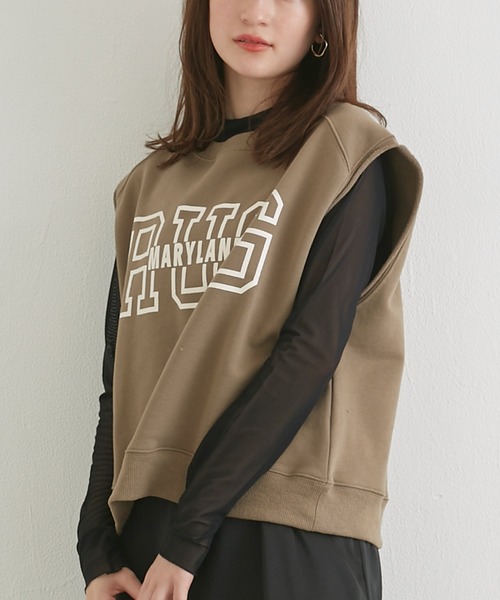 LAVEANGE(ラビアンジェ)の「スウェット ロゴプルオーバー(Tシャツ/カットソー・レディース・モカ/ミント/チャコールグレー・LL/M/3L/L/4L)」の12枚目の写真
