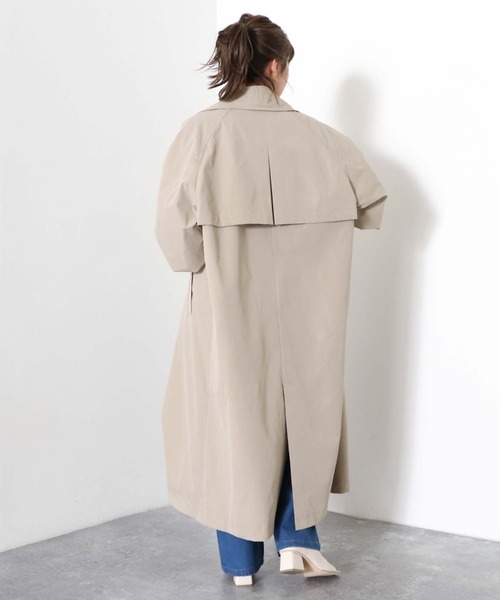 archives（アルシーヴ）の「ステンカラーコート（ステンカラーコート・レディース・ベージュ/グリーン/グレイッシュベージュ・MEDIUM）」の12枚目の写真