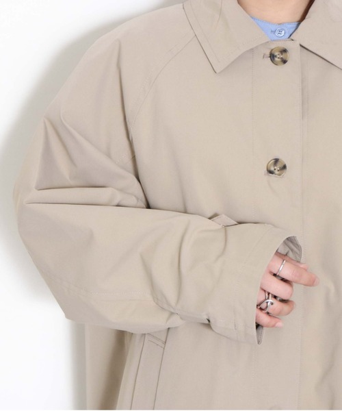 archives（アルシーヴ）の「ステンカラーコート（ステンカラーコート・レディース・ベージュ/グリーン/グレイッシュベージュ・MEDIUM）」の21枚目の写真