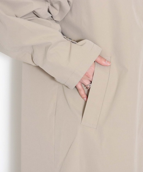 archives（アルシーヴ）の「ステンカラーコート（ステンカラーコート・レディース・ベージュ/グリーン/グレイッシュベージュ・MEDIUM）」の9枚目の写真