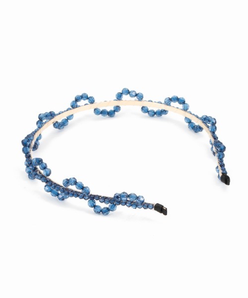 Casselini（キャセリーニ）の「Casselini(キャセリーニ)なみなみビーズカチューシャ（カチューシャ・レディース・ネイビー/レッド/オフホワイト/イエロー・FREE）」の11枚目の写真