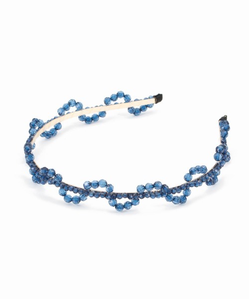 Casselini（キャセリーニ）の「Casselini(キャセリーニ)なみなみビーズカチューシャ（カチューシャ・レディース・ネイビー/レッド/オフホワイト/イエロー・FREE）」の12枚目の写真