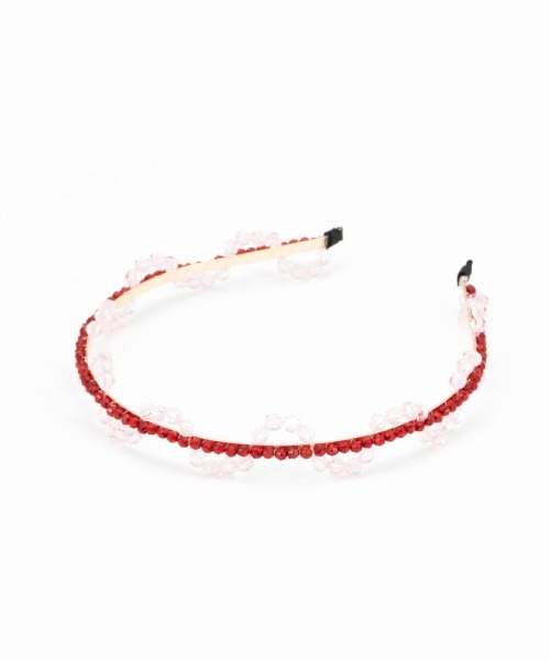 Casselini（キャセリーニ）の「Casselini(キャセリーニ)なみなみビーズカチューシャ（カチューシャ・レディース・ネイビー/レッド/オフホワイト/イエロー・FREE）」の13枚目の写真