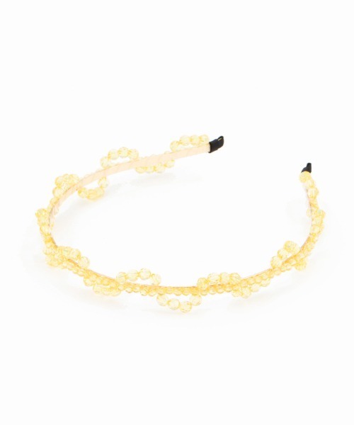 Casselini（キャセリーニ）の「Casselini(キャセリーニ)なみなみビーズカチューシャ（カチューシャ・レディース・ネイビー/レッド/オフホワイト/イエロー・FREE）」の14枚目の写真