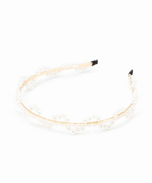 Casselini（キャセリーニ）の「Casselini(キャセリーニ)なみなみビーズカチューシャ（カチューシャ・レディース・ネイビー/レッド/オフホワイト/イエロー・FREE）」の15枚目の写真