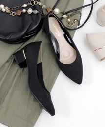 Parade | 【極ふわっ】アーモンドトゥゴールドラインパンプス　21114【Parade】(パンプス)