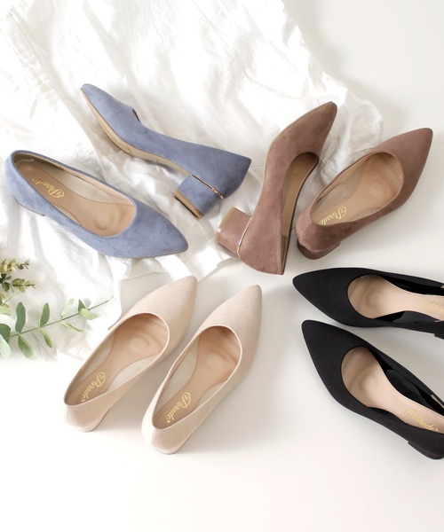 Parade（パレード）の「【極ふわっ】アーモンドトゥゴールドラインパンプス　21114【Parade】（パンプス・レディース・ブラック/ブルー/ライトベージュ/ダークベージュ/シルバー/ベージュ・22.5cm/23.5cm/24.5cm/25.5cm/23.0cm/24.0cm/25.0cm/22.0cm）」の11枚目の写真