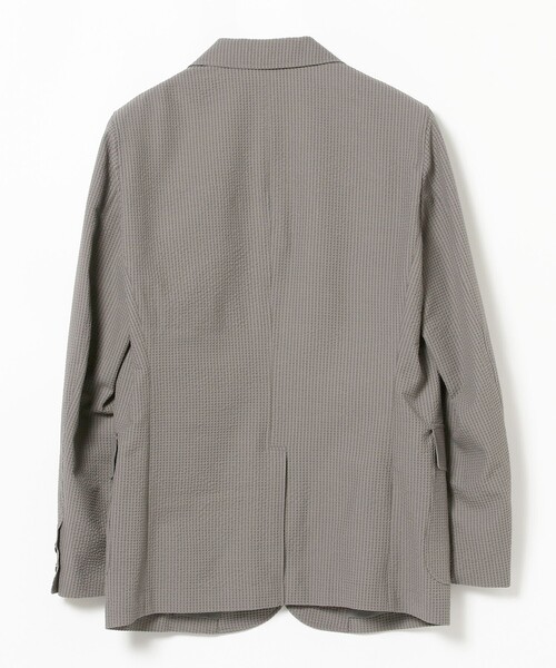 BEAMS PLUS（ビームスプラス）の「BEAMS PLUS / シアサッカー 3ボタン ジャケット（テーラードジャケット・メンズ・ネイビー/グレー/ブルー・SMALL/MEDIUM/LARGE/X-LARGE）」の17枚目の写真