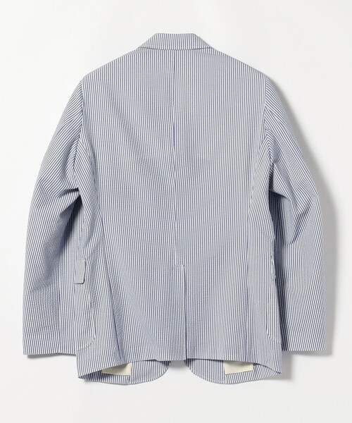 BEAMS PLUS（ビームスプラス）の「BEAMS PLUS / シアサッカー 3ボタン ジャケット（テーラードジャケット・メンズ・ネイビー/グレー/ブルー・SMALL/MEDIUM/LARGE/X-LARGE）」の22枚目の写真