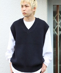 bukht | bukht/ブフト SCHOOL BIGGREST V-VEST ニットベスト(ベスト)