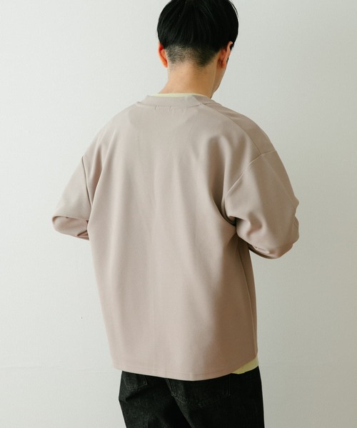 ITEMS URBANRESEARCH（アイテムズ アーバンリサーチ）の「エステルツイル ダブルフェイスカーディガン（カーディガン/ボレロ・メンズ・ブラック/ベージュ/グレー・MEDIUM/LARGE）」の11枚目の写真