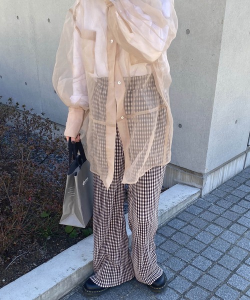 byYOUANCE（バイユアンス）の「プリーツイージーパンツ（その他パンツ・レディース・ピンク/ブラック系その他2/グリーン系その他2/その他1/その他2/アニマル/グリーン系その他3/ブルー系その他2・FREE）」の5枚目の写真