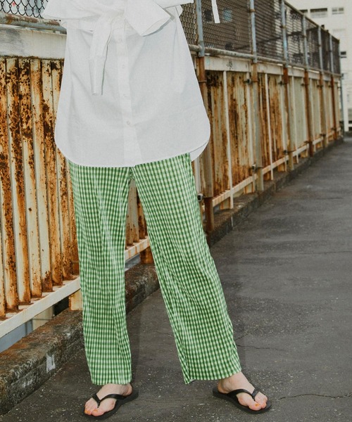 byYOUANCE（バイユアンス）の「プリーツイージーパンツ（その他パンツ・レディース・ピンク/ブラック系その他2/グリーン系その他2/その他1/その他2/アニマル/グリーン系その他3/ブルー系その他2・FREE）」の15枚目の写真