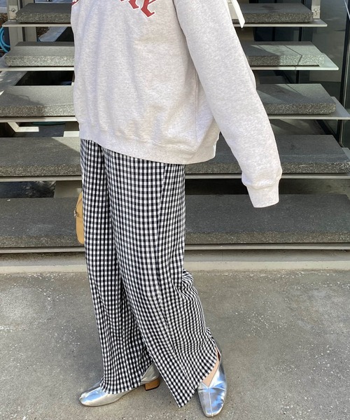 byYOUANCE（バイユアンス）の「プリーツイージーパンツ（その他パンツ・レディース・ピンク/ブラック系その他2/グリーン系その他2/その他1/その他2/アニマル/グリーン系その他3/ブルー系その他2・FREE）」の10枚目の写真