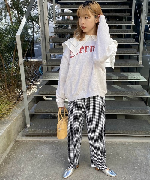 byYOUANCE（バイユアンス）の「プリーツイージーパンツ（その他パンツ・レディース・ピンク/ブラック系その他2/グリーン系その他2/その他1/その他2/アニマル/グリーン系その他3/ブルー系その他2・FREE）」の12枚目の写真