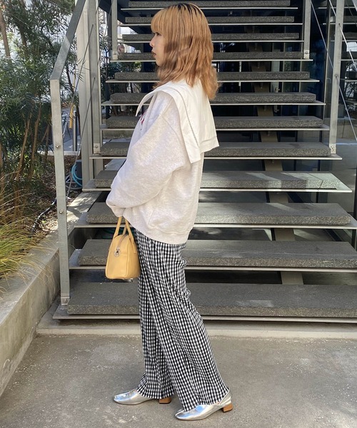 byYOUANCE（バイユアンス）の「プリーツイージーパンツ（その他パンツ・レディース・ピンク/ブラック系その他2/グリーン系その他2/その他1/その他2/アニマル/グリーン系その他3/ブルー系その他2・FREE）」の13枚目の写真