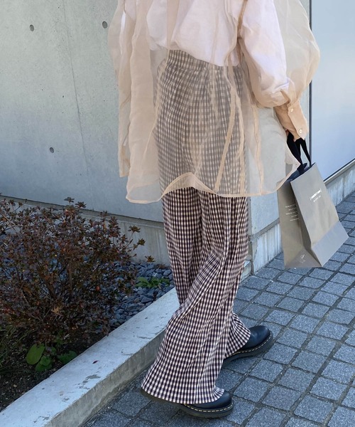 byYOUANCE（バイユアンス）の「プリーツイージーパンツ（その他パンツ・レディース・ピンク/ブラック系その他2/グリーン系その他2/その他1/その他2/アニマル/グリーン系その他3/ブルー系その他2・FREE）」の22枚目の写真