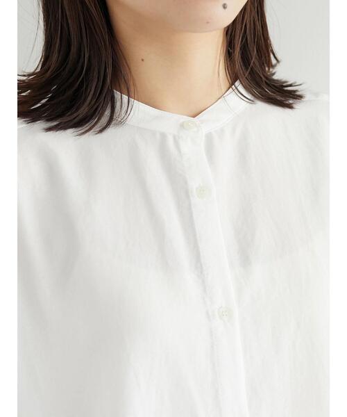 Green　Parks（グリーンパークス）の「レイヤードシャツチュニック＊（シャツ/ブラウス・レディース・オフホワイト・FREE）」の20枚目の写真