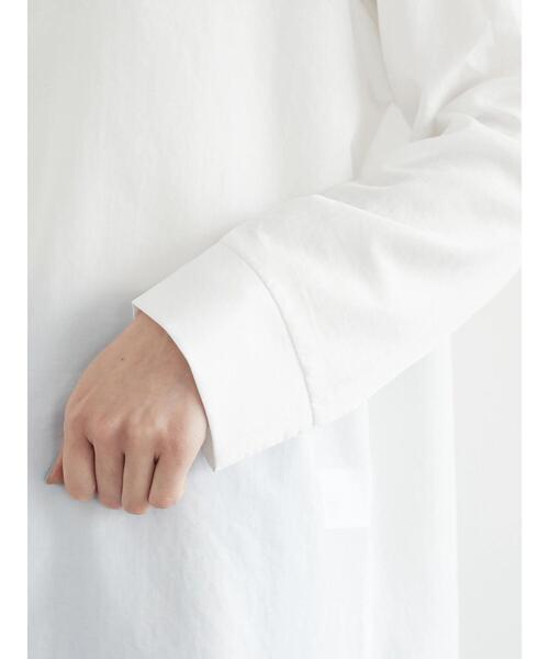 Green　Parks（グリーンパークス）の「レイヤードシャツチュニック＊（シャツ/ブラウス・レディース・オフホワイト・FREE）」の19枚目の写真