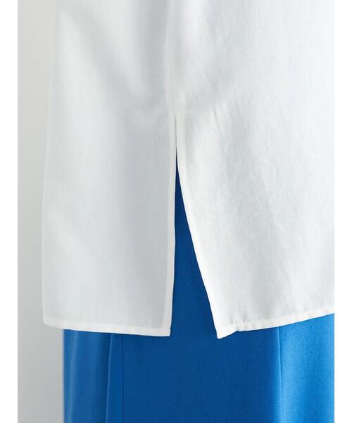 Green　Parks（グリーンパークス）の「レイヤードシャツチュニック＊（シャツ/ブラウス・レディース・オフホワイト・FREE）」の18枚目の写真