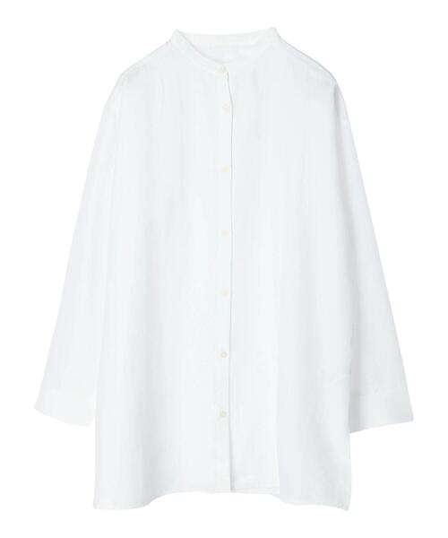 Green　Parks（グリーンパークス）の「レイヤードシャツチュニック＊（シャツ/ブラウス・レディース・オフホワイト・FREE）」の2枚目の写真