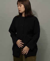 ottilie | 【 ottilie / オティーリエ 】 スナップボタンボンディングジャケット(ノーカラージャケット)