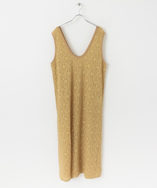 KBF(ケイビーエフ)の「サイドスリットレースカットワンピース(ワンピース・レディース・ベージュ/オフホワイト/グリーン系その他・ONE)」の15枚目の写真