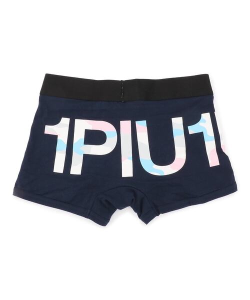 1piu1uguale3 RELAX（ウノピュウノウグァーレトレリラックス）の「1PIU1UGUALE3 RELAX/ウノピゥ ウノ ウグァーレ トレ リラックス/CAMO LOGO BOXER PANTS（ボクサーパンツ・メンズ・ブラック/ネイビー・LARGE/MEDIUM）」の2枚目の写真