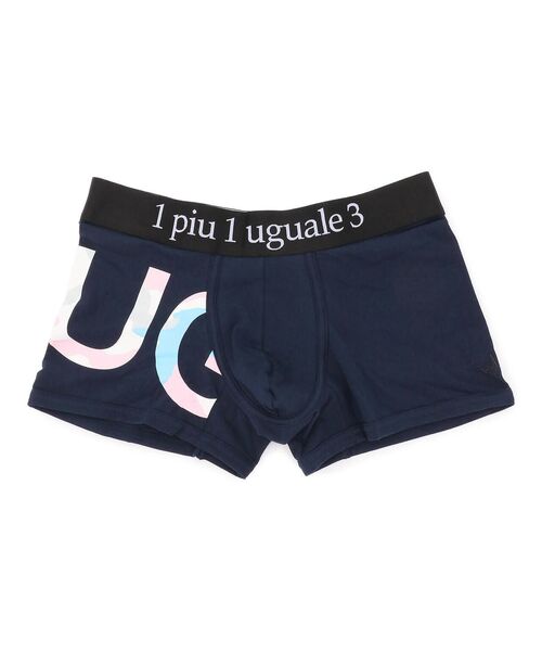 1piu1uguale3 RELAX（ウノピュウノウグァーレトレリラックス）の「1PIU1UGUALE3 RELAX/ウノピゥ ウノ ウグァーレ トレ リラックス/CAMO LOGO BOXER PANTS（ボクサーパンツ・メンズ・ブラック/ネイビー・LARGE/MEDIUM）」の4枚目の写真