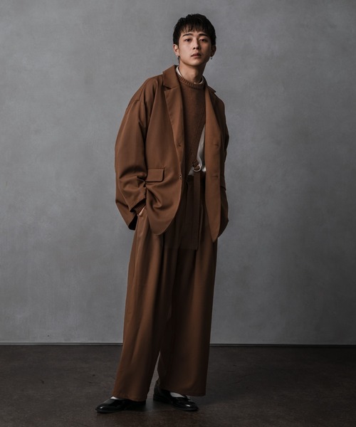 Adoon plain（アドーンプレーン）の「【Adoon plain】4タックパンツ（セットアップ着用可！）（その他パンツ・メンズ・ホワイト/ブラック/ダークブラウン・SMALL/MEDIUM/LARGE）」の20枚目の写真