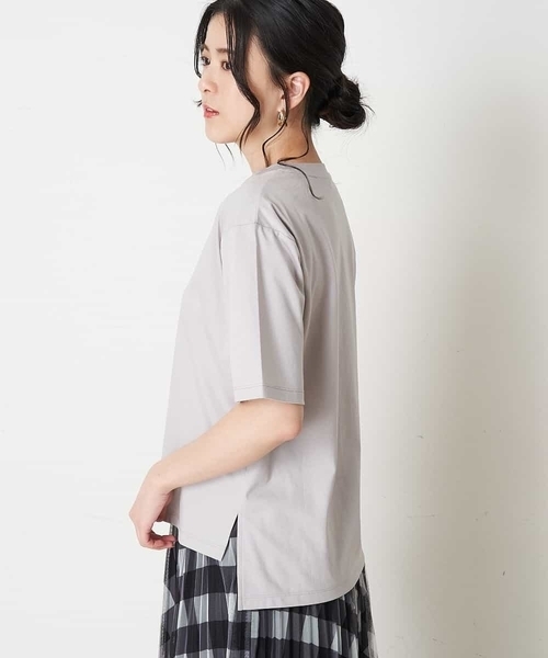 【洗濯機で洗える】ロゴプリントTシャツ