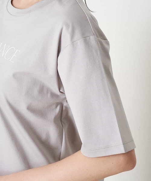 【洗濯機で洗える】ロゴプリントTシャツ
