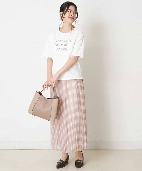 【洗濯機で洗える】ロゴプリントTシャツ