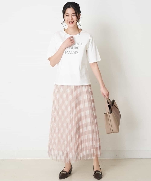 【洗濯機で洗える】ロゴプリントTシャツ