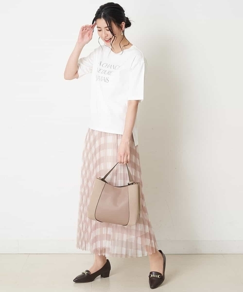 【洗濯機で洗える】ロゴプリントTシャツ