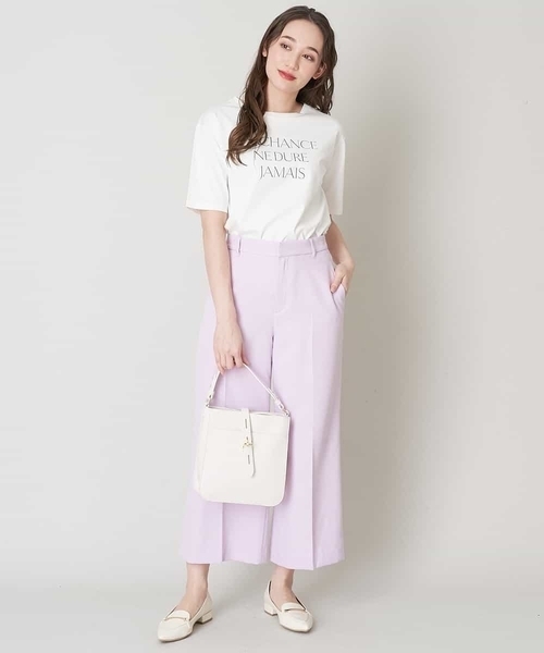 【洗濯機で洗える】ロゴプリントTシャツ