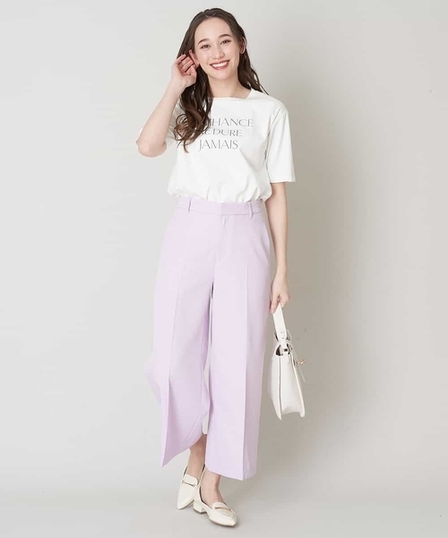 【洗濯機で洗える】ロゴプリントTシャツ