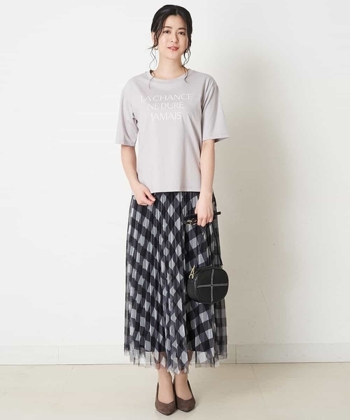 【洗濯機で洗える】ロゴプリントTシャツ