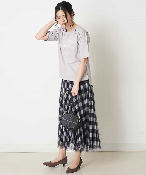 【洗濯機で洗える】ロゴプリントTシャツ