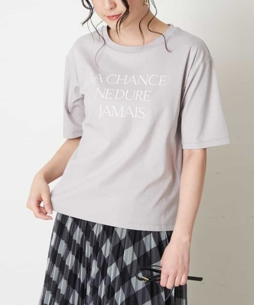 【洗濯機で洗える】ロゴプリントTシャツ