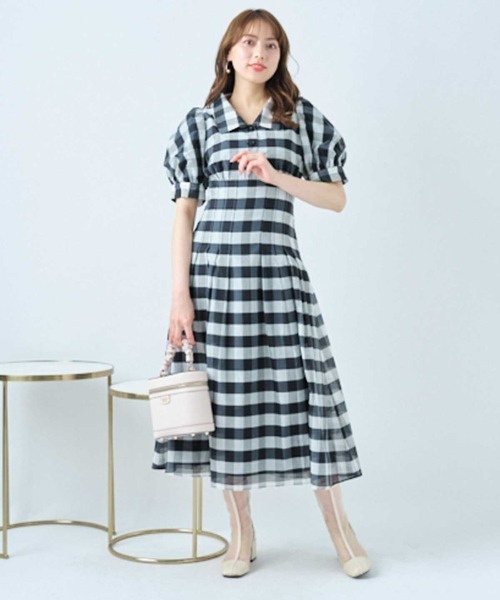 WILLSELECTION（ウィルセレクション）の「タックシャツワンピース（ワンピース・レディース・ブラック/ネイビー・MEDIUM）」の3枚目の写真