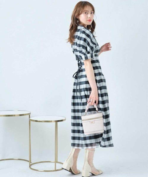 WILLSELECTION（ウィルセレクション）の「タックシャツワンピース（ワンピース・レディース・ブラック/ネイビー・MEDIUM）」の8枚目の写真