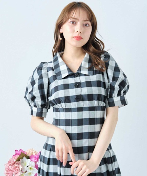 WILLSELECTION（ウィルセレクション）の「タックシャツワンピース（ワンピース・レディース・ブラック/ネイビー・MEDIUM）」の7枚目の写真