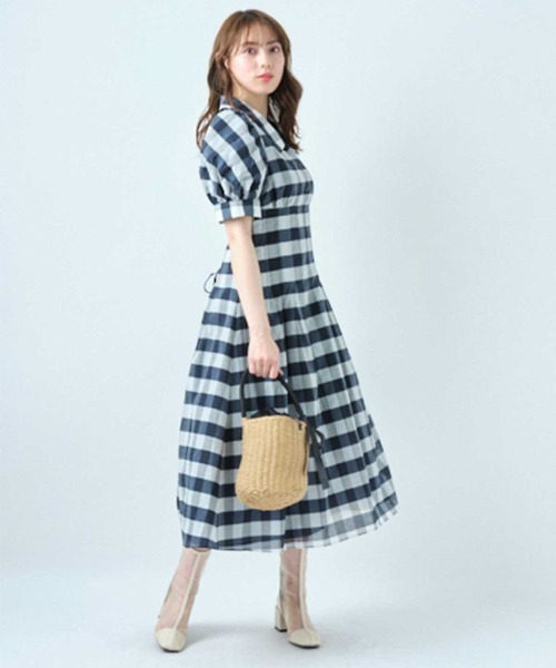 WILLSELECTION（ウィルセレクション）の「タックシャツワンピース（ワンピース・レディース・ブラック/ネイビー・MEDIUM）」の4枚目の写真