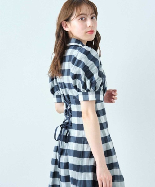 WILLSELECTION（ウィルセレクション）の「タックシャツワンピース（ワンピース・レディース・ブラック/ネイビー・MEDIUM）」の5枚目の写真