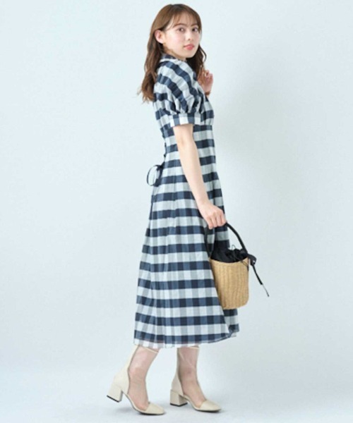 WILLSELECTION（ウィルセレクション）の「タックシャツワンピース（ワンピース・レディース・ブラック/ネイビー・MEDIUM）」の10枚目の写真