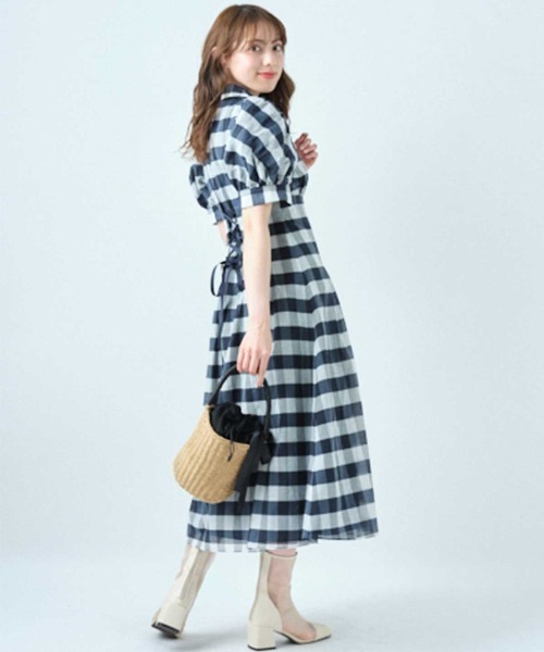 WILLSELECTION（ウィルセレクション）の「タックシャツワンピース（ワンピース・レディース・ブラック/ネイビー・MEDIUM）」の6枚目の写真