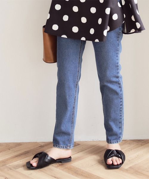 titivate（ティティベイト）の「編み込みフェイクレザーフラットサンダル（サンダル・レディース・ブラック/イエロー/アイボリー/モカ/グリーン系その他・LL/S/M/L）」の14枚目の写真