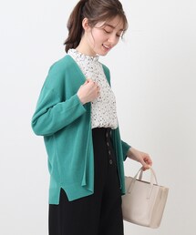 DRESKIP | 【洗える/UV】ショ－ト衿トッパ－ニットカーディガン【貴島明日香さん着用】(カーディガン/ボレロ)